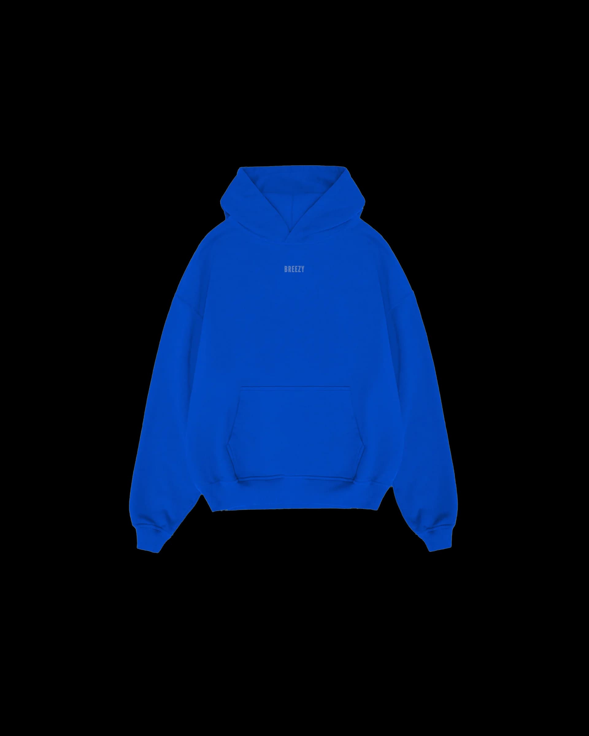Hoodie Royal Blue front
