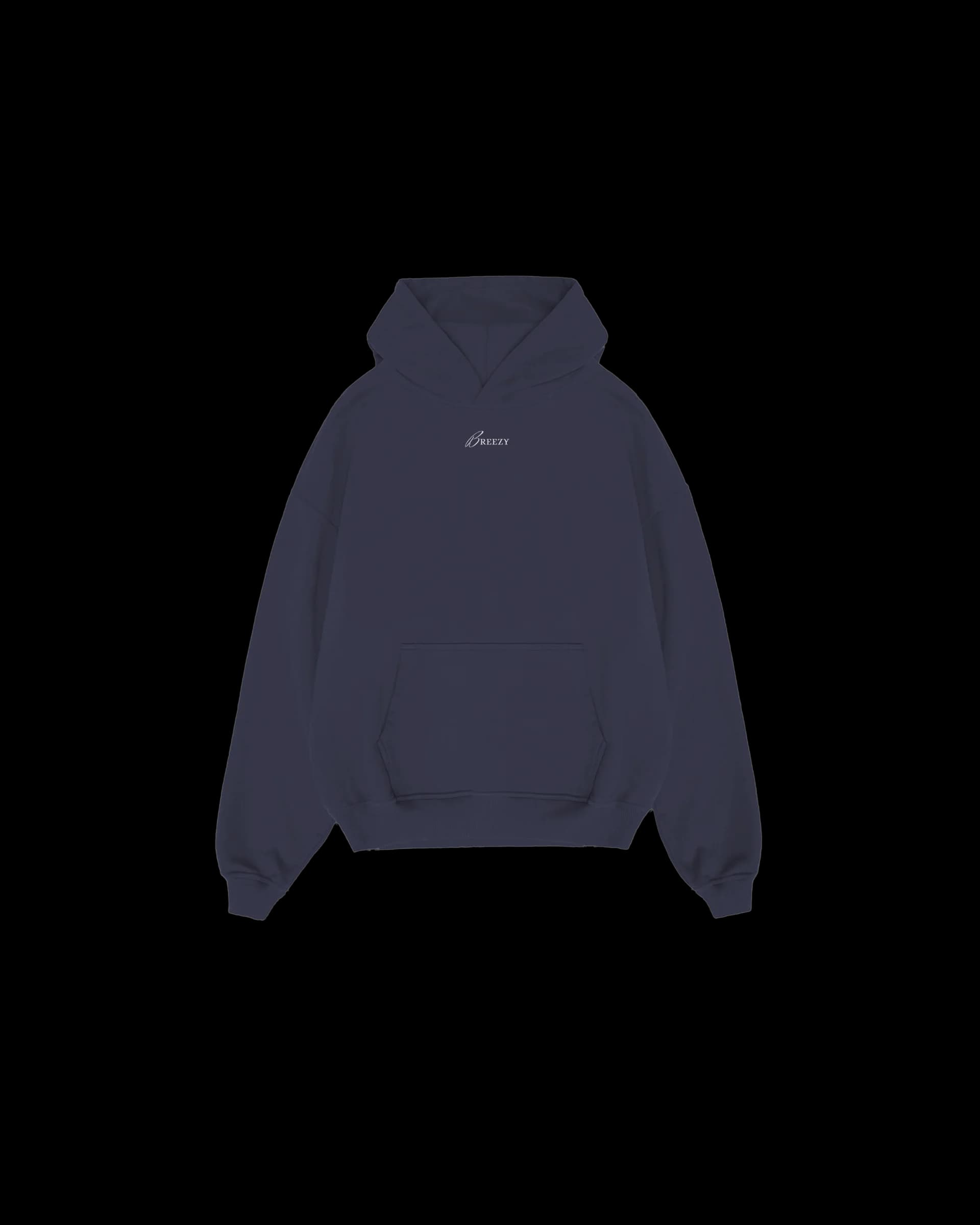 Hoodie Blessed By You front — Dark Navy