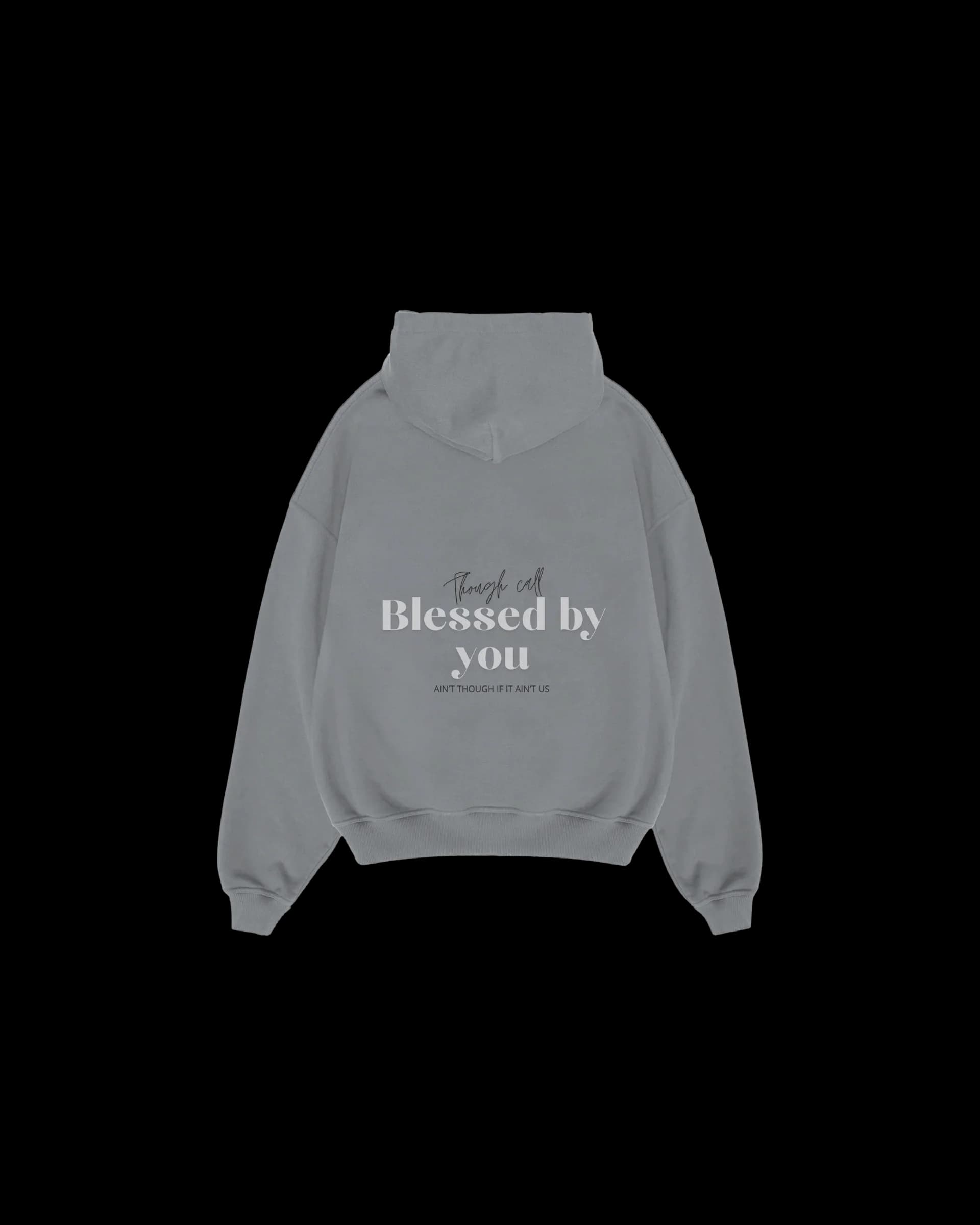 Hoodie Origin back — Gray