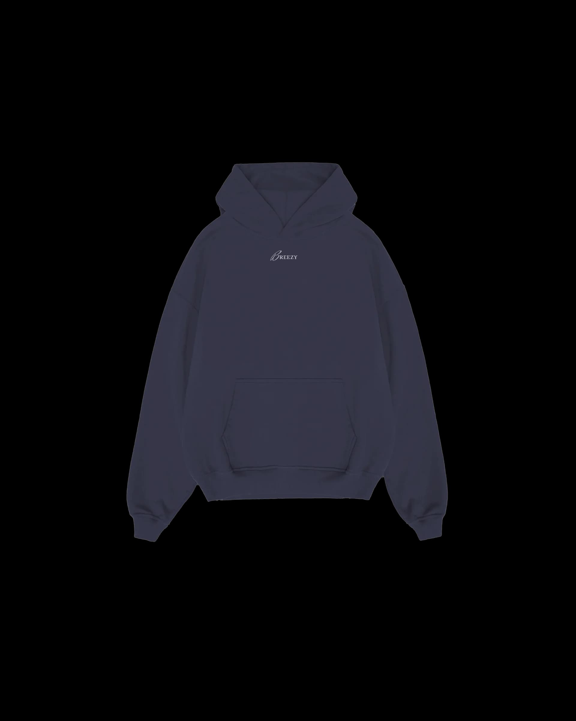Hoodie Origin front — Dark Navy