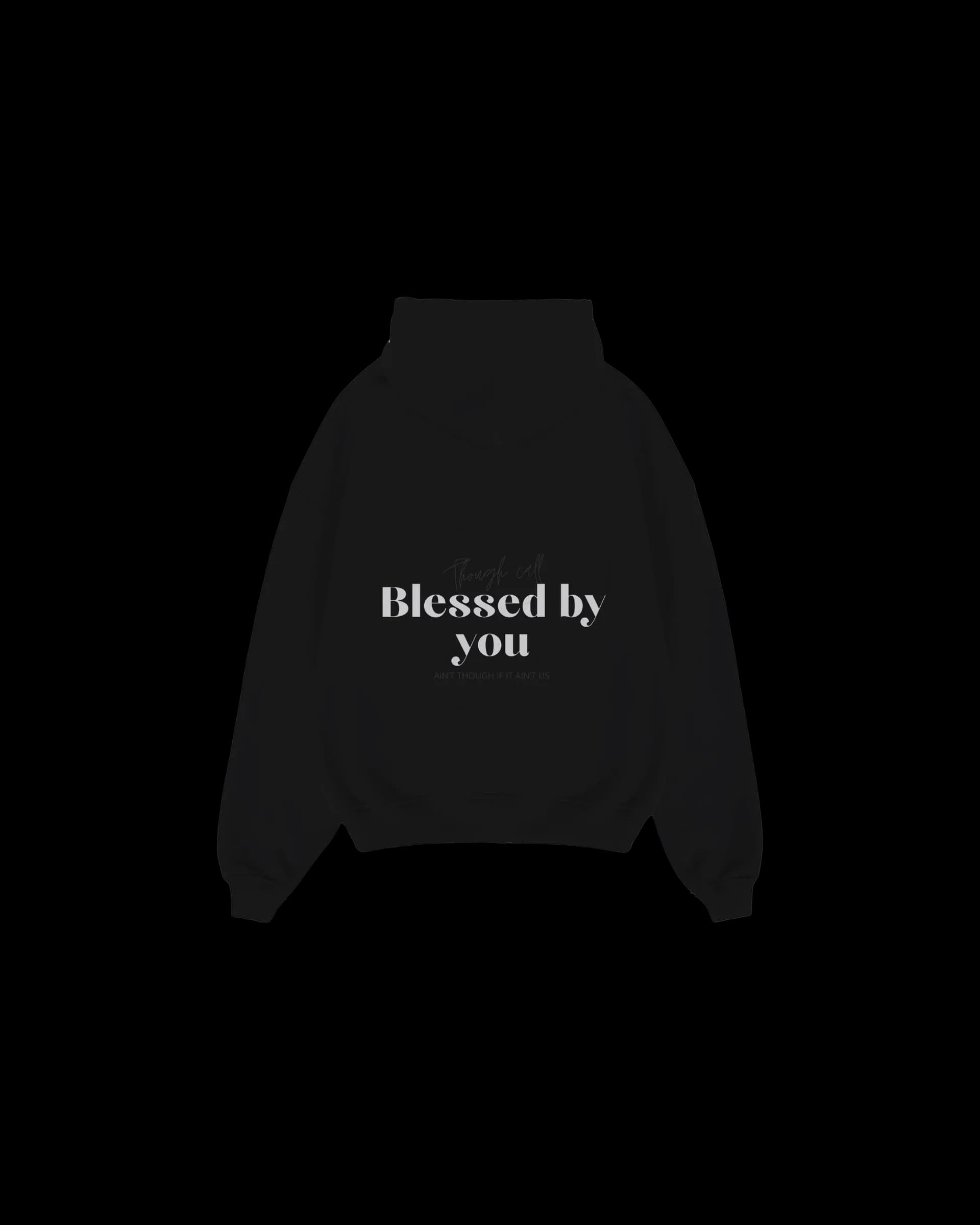 Hoodie Origin back — Black