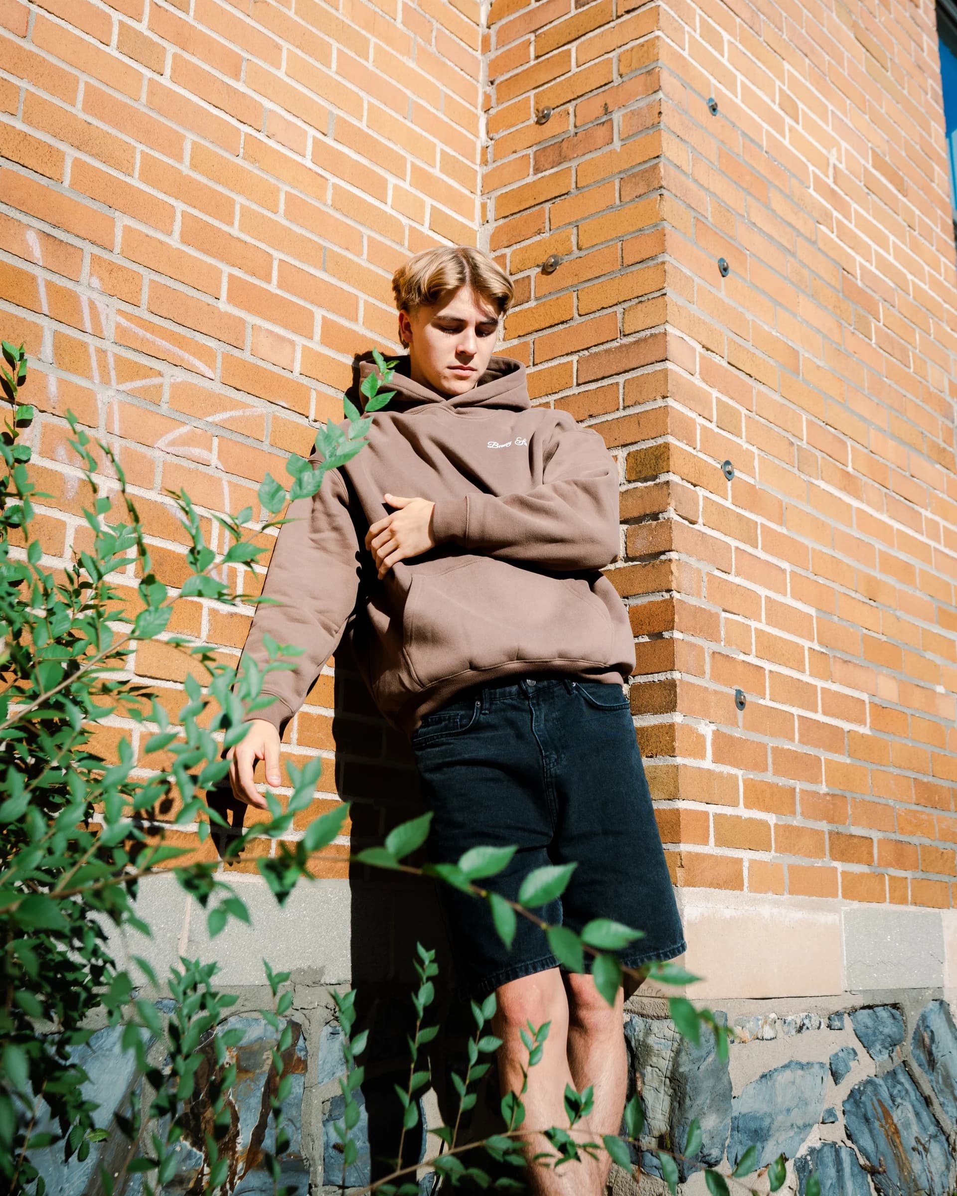Breezy Szn Hoodie — Brown lifestyle
