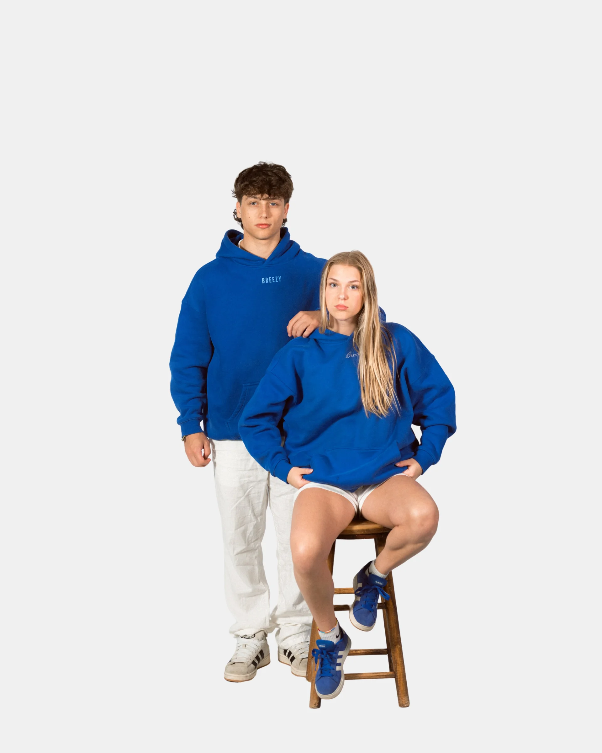Hoodie Royal Blue — lifestyle