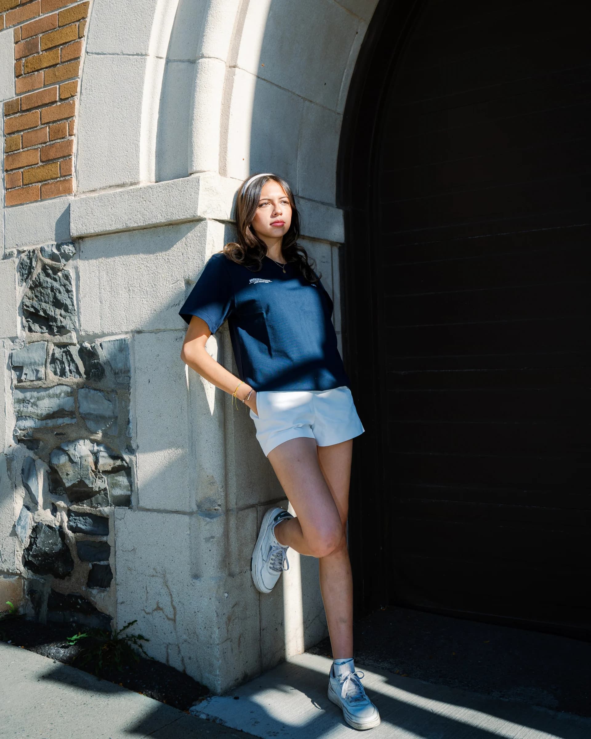 Breezy Szn Tee — Navy lifestyle